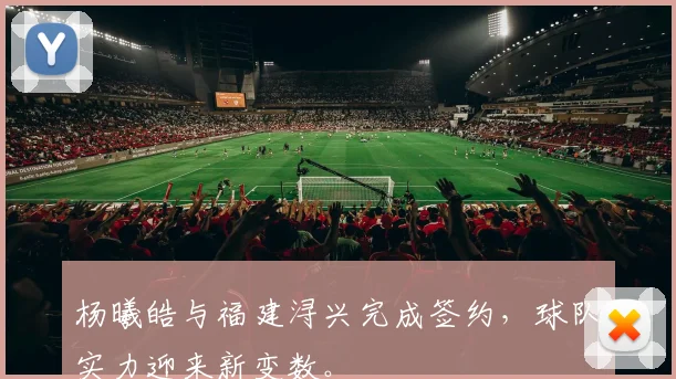 杨曦皓与福建浔兴完成签约,球队实力迎来新变数。
