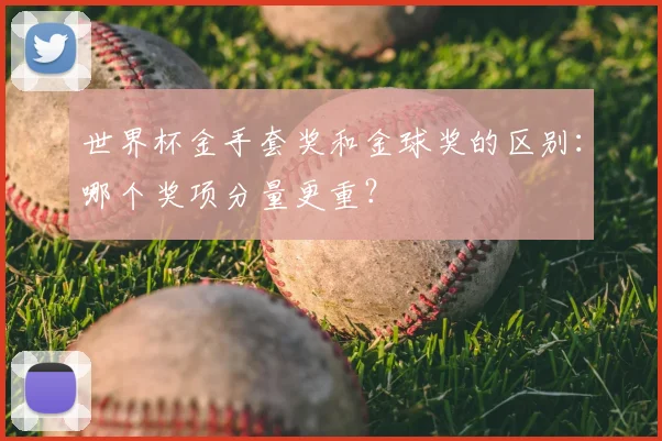 世界杯金手套奖和金球奖的区别:哪个奖项分量更重?